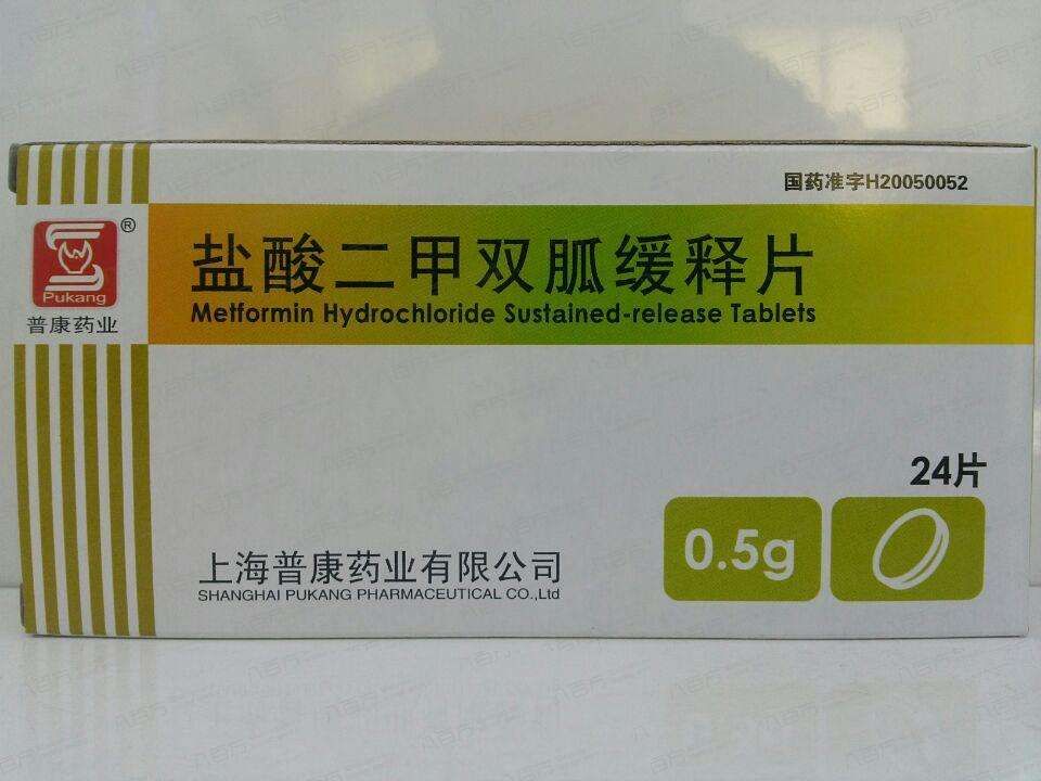 盐酸二甲双胍缓释片